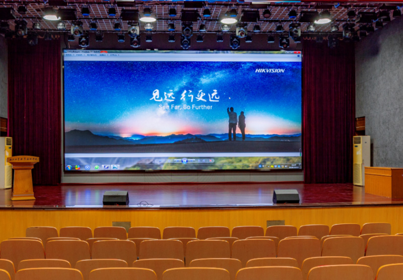 南充浙江某技术学院图书馆LED大屏
